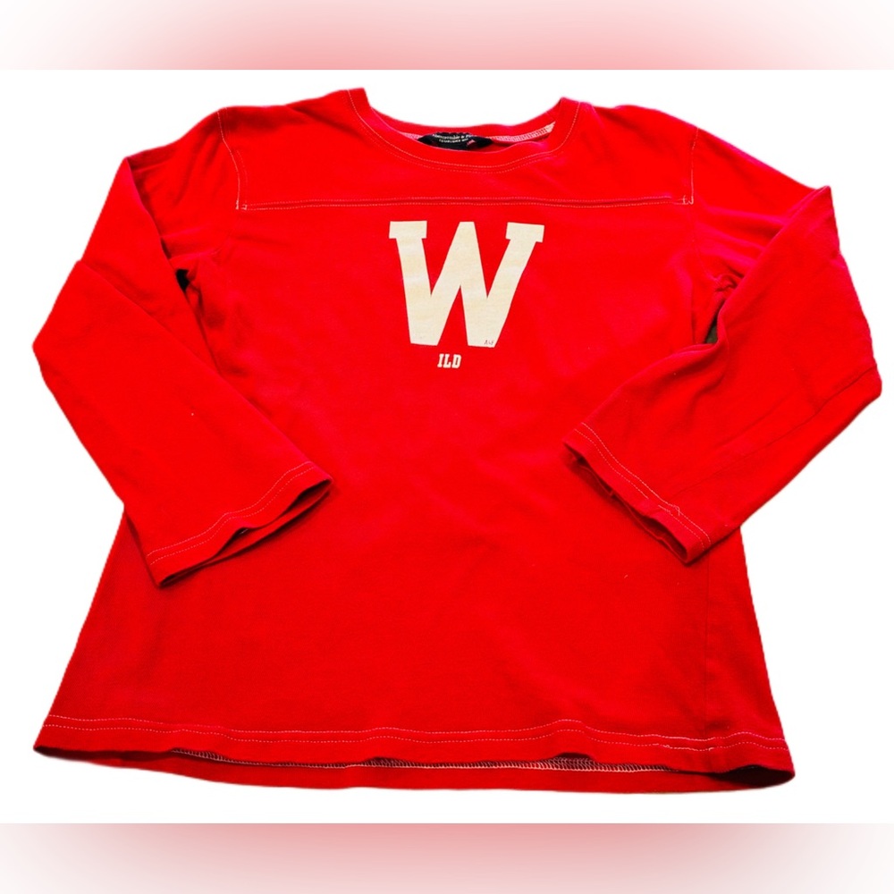 VINTAGE Abercrombie & Fitch knit top - ¾ sleeve Size M